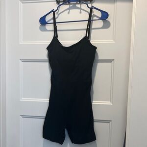 Black Spaghetti Strap Romper